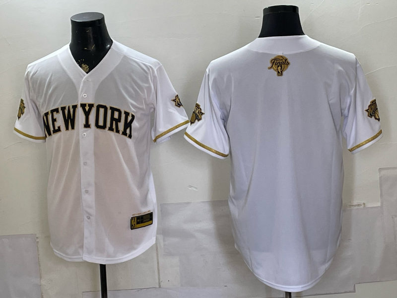 Men New York Knicks blank white 2026 Nike NBA jersey 0625008